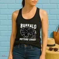 Buffalo Wildlife Petting Chart Women's Tank Top thumb 2