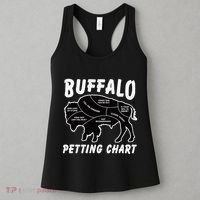 Buffalo Wildlife Petting Chart Women's Tank Top thumb 3