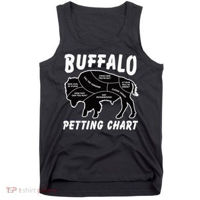 Buffalo Wildlife Petting Chart Tank Top