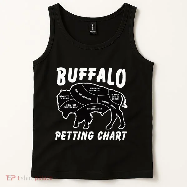 Buffalo Wildlife Petting Chart Tank Top