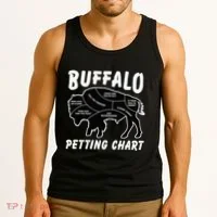 Buffalo Wildlife Petting Chart Tank Top thumb 3