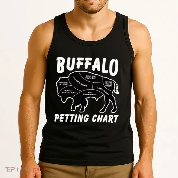 Buffalo Wildlife Petting Chart Tank Top