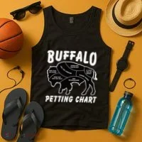 Buffalo Wildlife Petting Chart Tank Top thumb 4