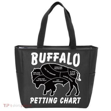 Buffalo Wildlife Petting Chart Tote Bag
