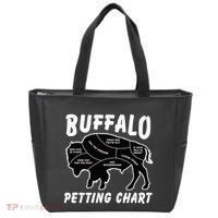 Buffalo Wildlife Petting Chart Tote Bag thumb 0