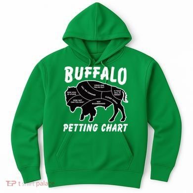 Buffalo Wildlife Petting Chart Hoodie