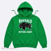 Buffalo Wildlife Petting Chart Hoodie thumb 0