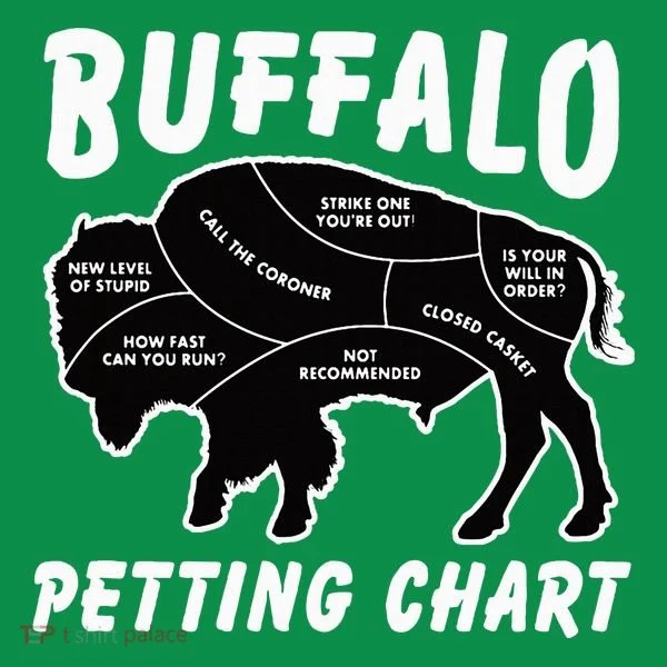 Buffalo Wildlife Petting Chart Hoodie