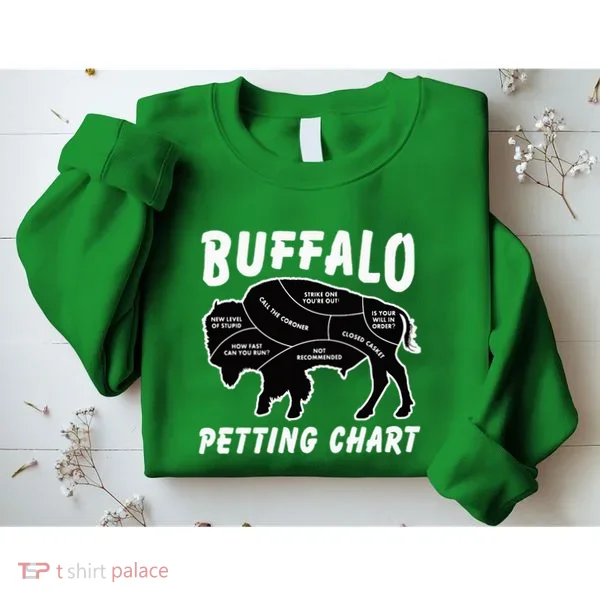 Buffalo Wildlife Petting Chart Sweatshirt