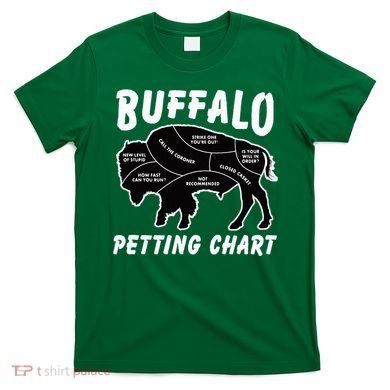 Buffalo Wildlife Petting Chart T-Shirt