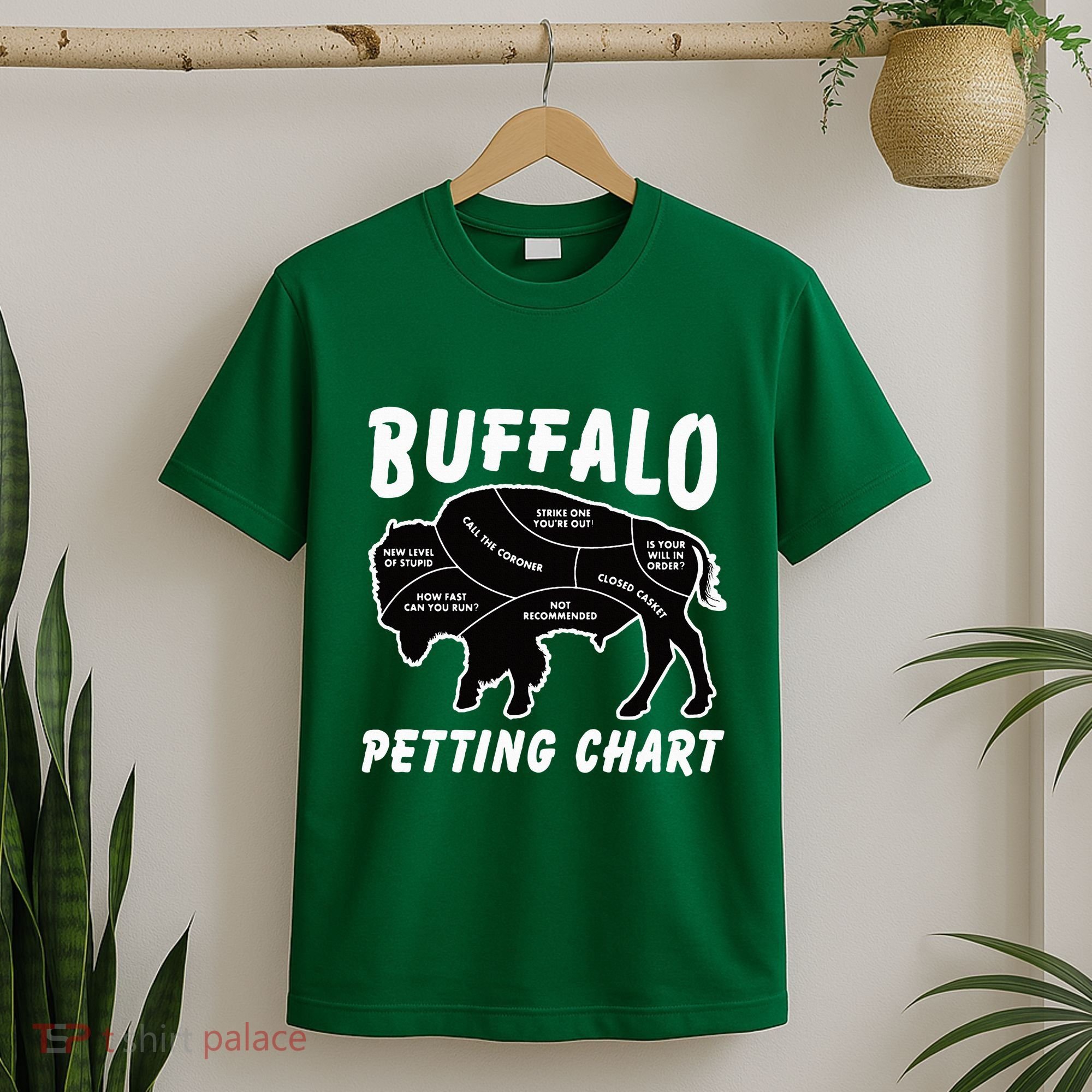 Buffalo Wildlife Petting Chart T-Shirt