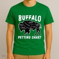 Buffalo Wildlife Petting Chart T-Shirt thumb 3
