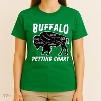 Buffalo Wildlife Petting Chart T-Shirt thumb 4