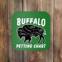 Buffalo Wildlife Petting Chart Coaster thumb 0