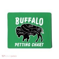 Buffalo Wildlife Petting Chart Mousepad thumb 0