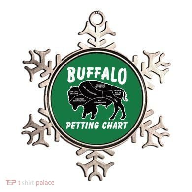 Buffalo Wildlife Petting Chart Ornament