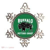 Buffalo Wildlife Petting Chart Ornament thumb 0