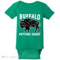 Buffalo Wildlife Petting Chart Baby Bodysuit thumb 0