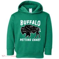 Buffalo Wildlife Petting Chart Toddler Hoodie thumb 0