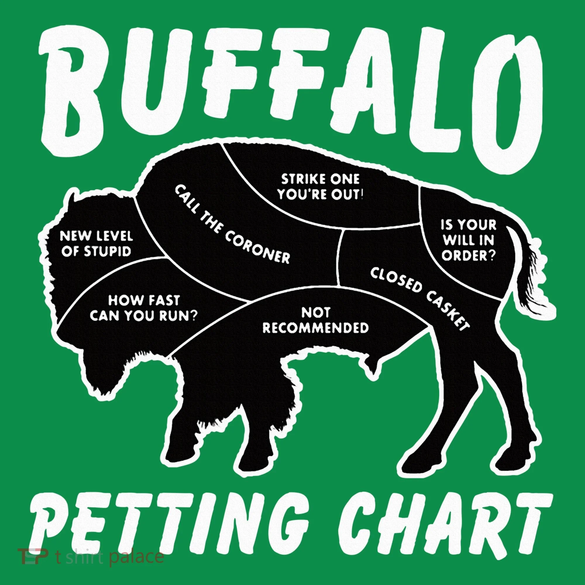 Buffalo Wildlife Petting Chart Toddler Hoodie
