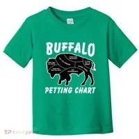 Buffalo Wildlife Petting Chart Toddler T-Shirt thumb 0
