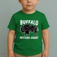Buffalo Wildlife Petting Chart Toddler T-Shirt thumb 2
