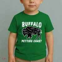 Buffalo Wildlife Petting Chart Toddler T-Shirt thumb 2