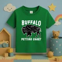 Buffalo Wildlife Petting Chart Toddler T-Shirt thumb 3