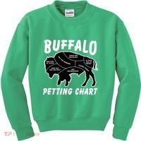 Buffalo Wildlife Petting Chart Kids Sweatshirt thumb 0