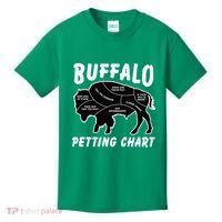 Buffalo Wildlife Petting Chart Kids T-Shirt thumb 0