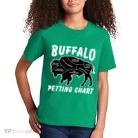 Buffalo Wildlife Petting Chart Kids T-Shirt thumb 2