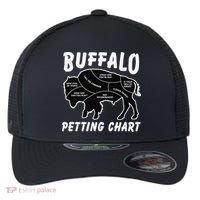 Buffalo Wildlife Petting Chart For Bison Lovers Flexfit Unipanel Trucker Cap thumb 0