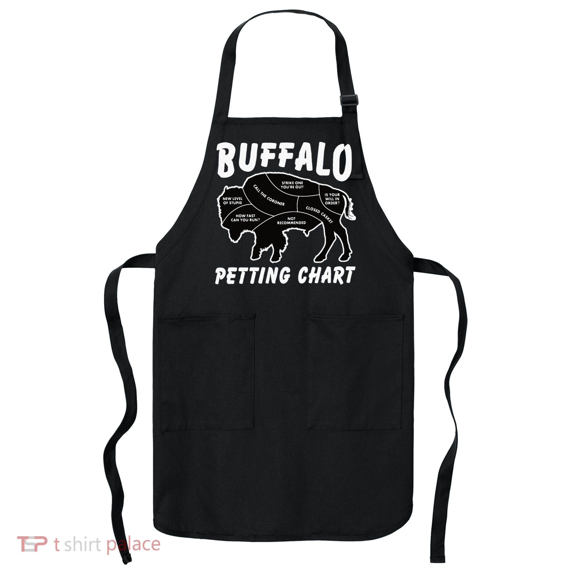 Buffalo Wildlife Petting Chart For Bison Lovers Apron