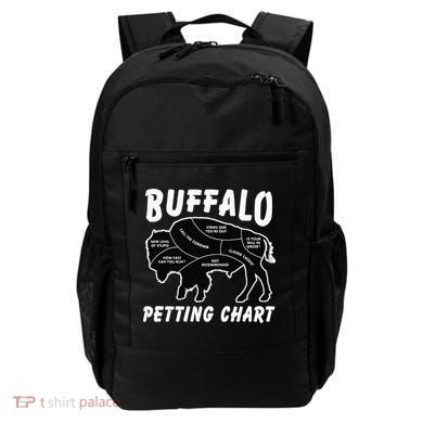 Buffalo Wildlife Petting Chart For Bison Lovers Backpack