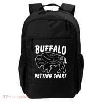Buffalo Wildlife Petting Chart For Bison Lovers Backpack thumb 0