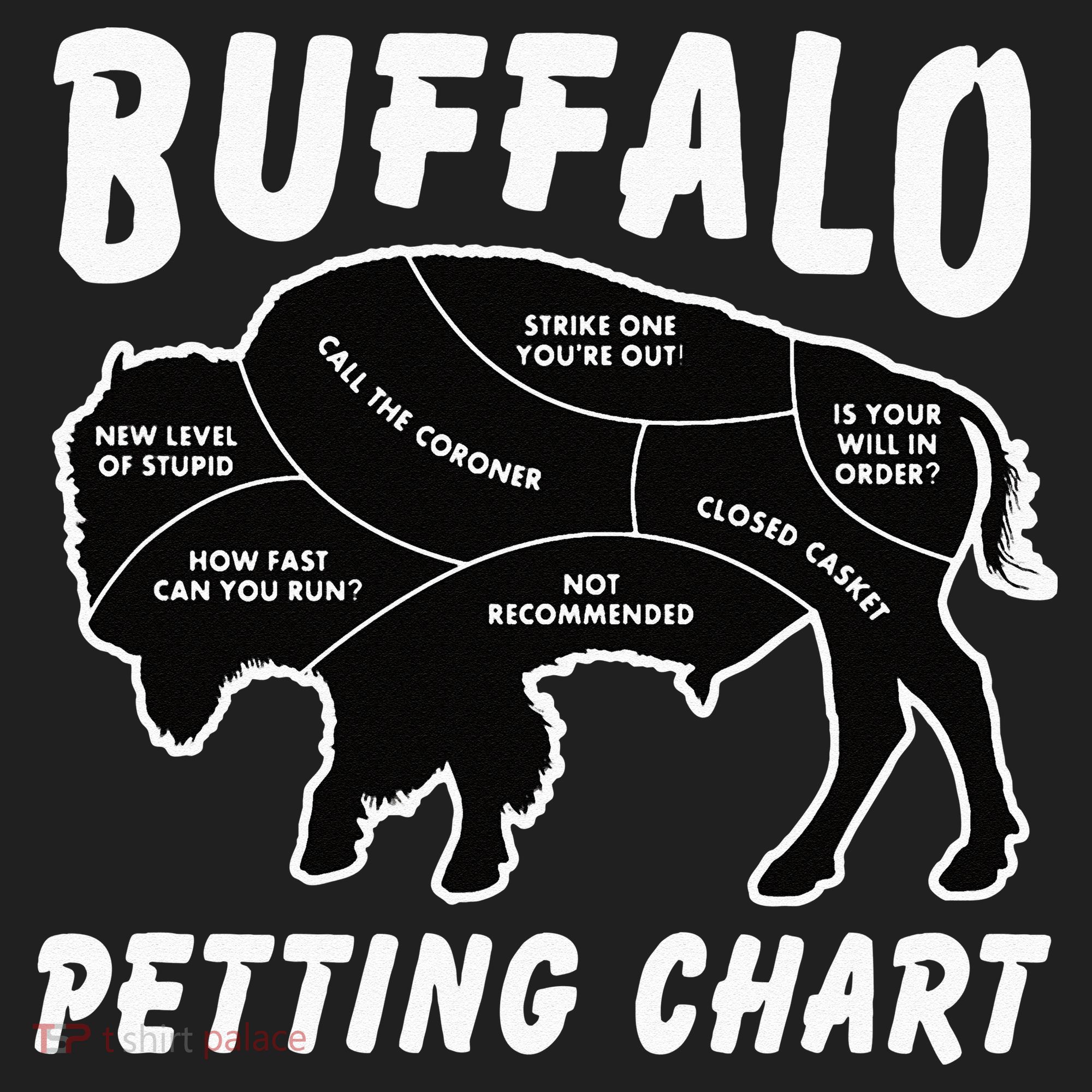 Buffalo Wildlife Petting Chart For Bison Lovers Beanie