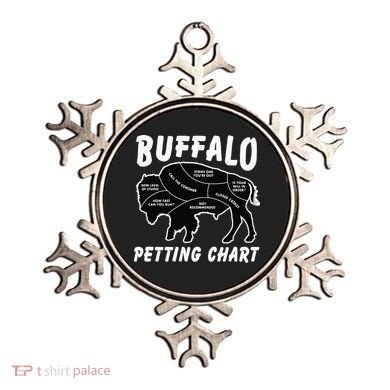 Buffalo Wildlife Petting Chart For Bison Lovers Ornament