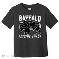 Buffalo Wildlife Petting Chart For Bison Lovers Toddler T-Shirt thumb 0