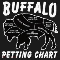 Buffalo Wildlife Petting Chart For Bison Lovers Kids Hoodie thumb 5
