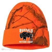 Buffalo Wildlife Petting Chart For Bison Lovers Kati Licensed 12" Camo Cuffed Beanie thumb 0