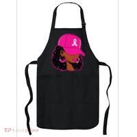 Black Women P.Ink Breast Cancer Awareness Warrior Gift Apron thumb 0