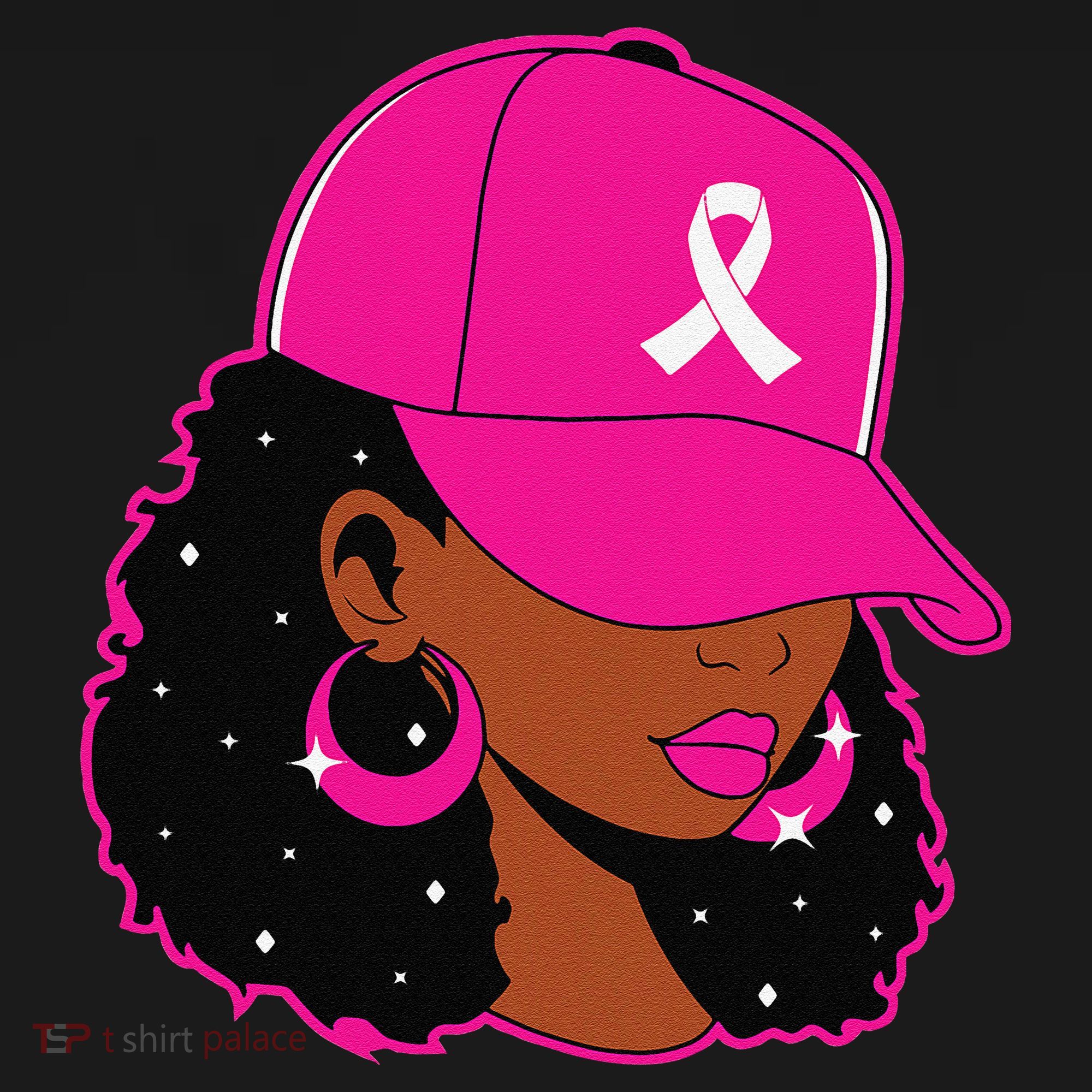 Black Women P.Ink Breast Cancer Awareness Warrior Gift Women's Hoodie