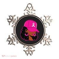 Black Women P.Ink Breast Cancer Awareness Warrior Gift Ornament thumb 0