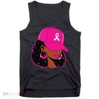 Black Women P.Ink Breast Cancer Awareness Warrior Gift Tank Top thumb 0