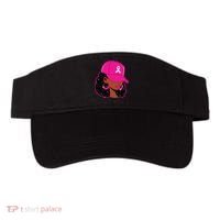 Black Women P.Ink Breast Cancer Awareness Warrior Gift Visor thumb 0