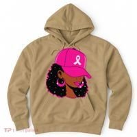Black Women P.Ink Breast Cancer Awareness Warrior Gift Hoodie thumb 0