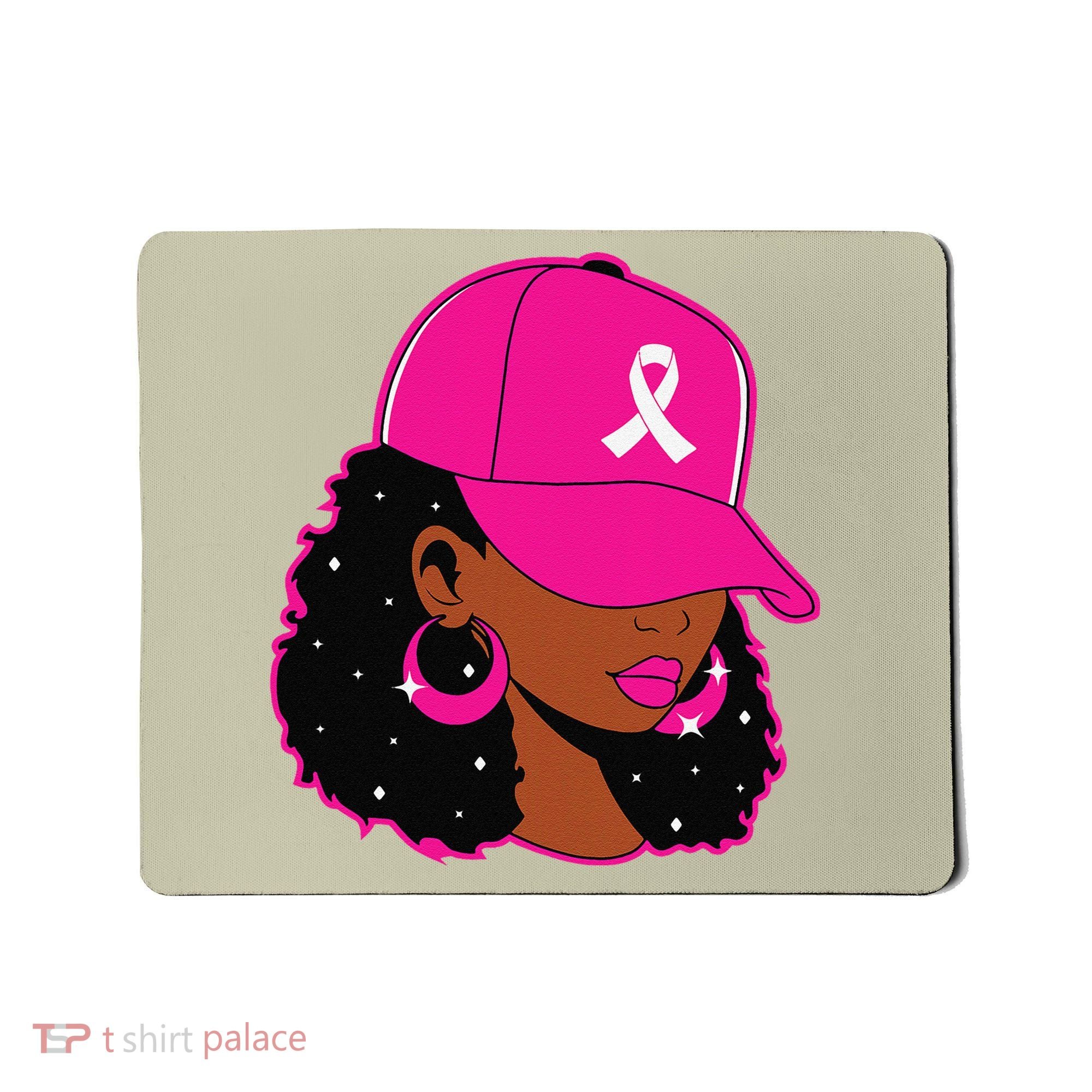 Black Women P.Ink Breast Cancer Awareness Warrior Gift Mousepad