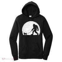 Bigfoot Walks Pug Funny Pug Funny Bigfoot Pug Lover Pug Women's Hoodie thumb 0