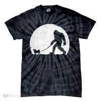 Bigfoot Walks Pug Funny Pug Funny Bigfoot Pug Lover Pug Tie-Dye T-Shirt thumb 0