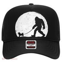 Bigfoot Walks Pug Funny Pug Funny Bigfoot Pug Lover Pug Hat thumb 0